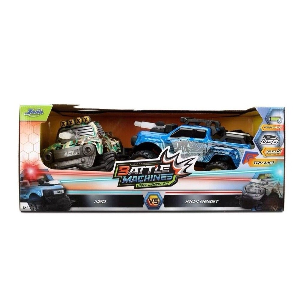 Battle Machines RC Remote Control Cars 2-Pack Off-Road Vehicle Toy Set NEW - Picture 2 of 7